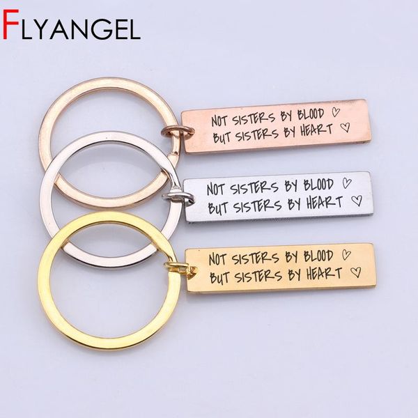 keychains chic lettering key chains engraved not sisters by blood but heart keyring friend sister gift jewelry souvenir, Silver
keychains chic lettering key chains engraved not sisters by blood but heart keyring friend sister gift jewelry souvenir, Silver