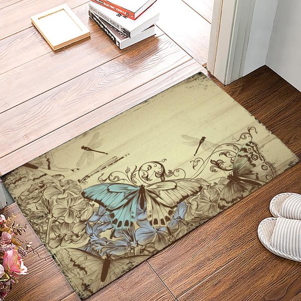 carpets wood grain plant butterfly retro doormat bedroom kitchen floor mat bathroom anti-slip rug home for entrance door
carpets wood grain plant butterfly retro doormat bedroom kitchen floor mat bathroom anti-slip rug home for entrance door