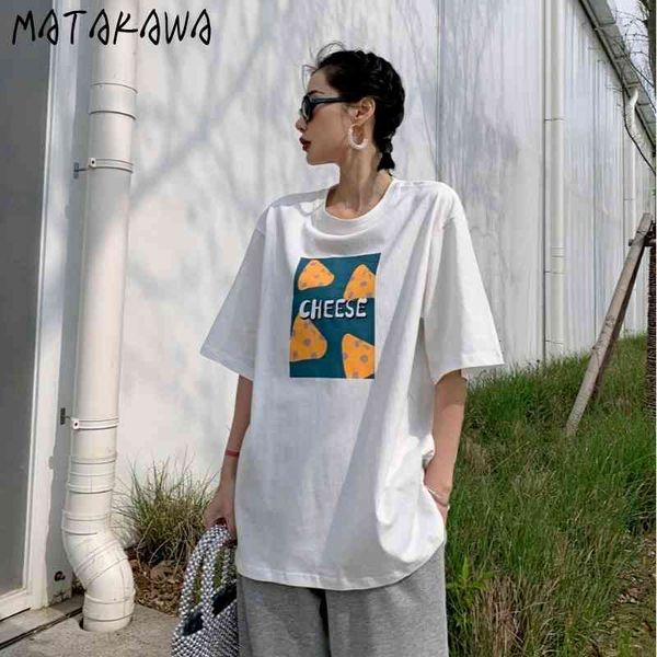 short-sleeved t-shirt women summer o-neck white tshirt ins loose korean casual 210506
short-sleeved t-shirt women summer o-neck white tshirt ins loose korean casual 210506
