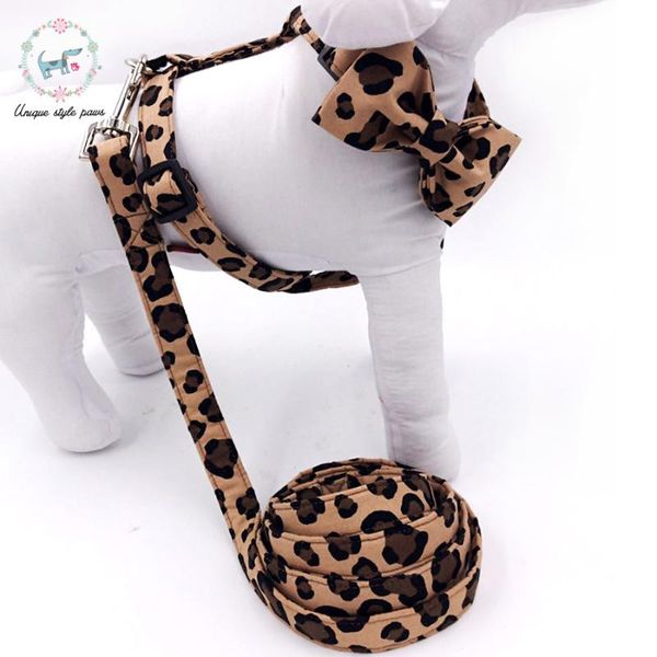 dog collars & leashes leopard harness with bowtie and basic leash adjustable buckle pet supplies
dog collars & leashes leopard harness with bowtie and basic leash adjustable buckle pet supplies