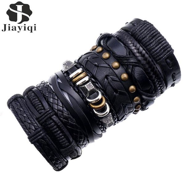 charm bracelets 10pcs vintage leather bracelet fashion multi-layer punk men's wristbands male jewellery gift, Golden;silver
charm bracelets 10pcs vintage leather bracelet fashion multi-layer punk men's wristbands male jewellery gift, Golden;silver