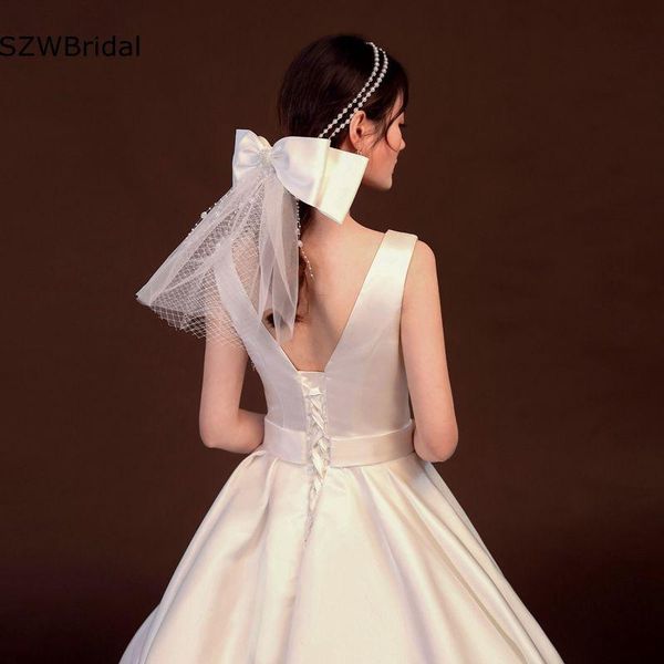 bridal veils arrival ivory wedding accessories 2021 with pearls bow veil boda voile mariage velo de novia, Black
bridal veils arrival ivory wedding accessories 2021 with pearls bow veil boda voile mariage velo de novia, Black