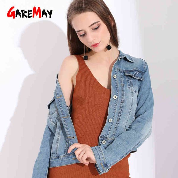 women's denim jacket plus size slim short coat female jeans 5xl s s vintage jaqueta 210428, Black;brown
women's denim jacket plus size slim short coat female jeans 5xl s s vintage jaqueta 210428, Black;brown