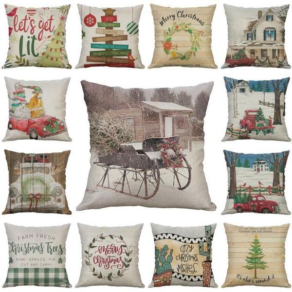 cushion/decorative pillow 18" retro linen cushion cover christmas car tree home for living room sofa bedroom seat guestroom decoration
cushion/decorative pillow 18" retro linen cushion cover christmas car tree home for living room sofa bedroom seat guestroom decoration