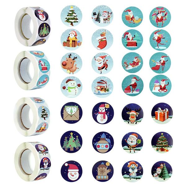 gift wrap 500pcs/roll christmas santa claus snowman xmas tree deer stickers labels envelopes seal year party decor gifts
gift wrap 500pcs/roll christmas santa claus snowman xmas tree deer stickers labels envelopes seal year party decor gifts
