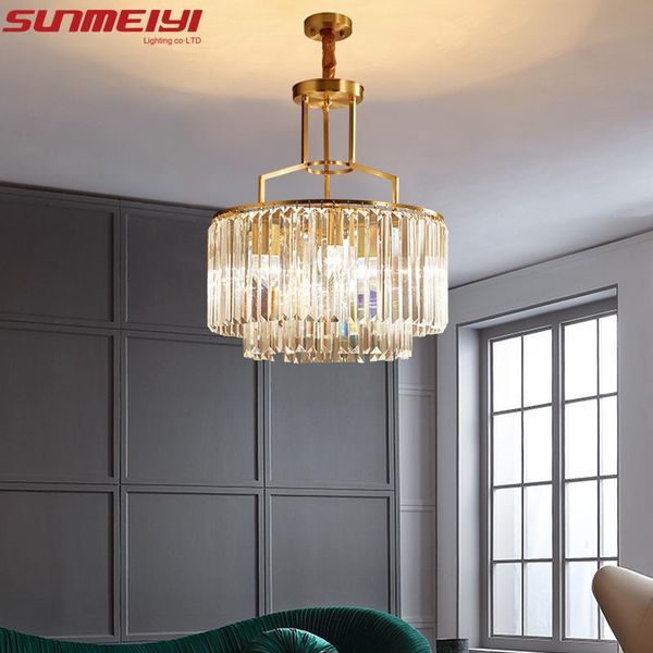 luxury crystal chandeliers copper led lamp for living room bedroom corridor modern ceiling chandelier lighting lustre cristal
luxury crystal chandeliers copper led lamp for living room bedroom corridor modern ceiling chandelier lighting lustre cristal