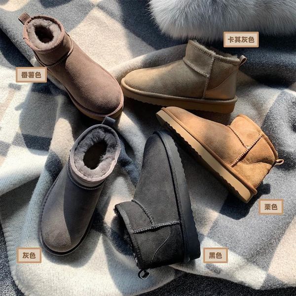 boots brand women's shoes lady boots-women australia round toe winter footwear flat heel fashion low leather 2021 snow mid calf, Black
boots brand women's shoes lady boots-women australia round toe winter footwear flat heel fashion low leather 2021 snow mid calf, Black