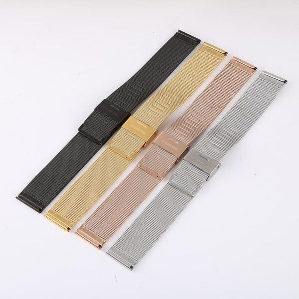 watch bands stainless steel leather watchband replacement bracelet metal band 12mm-22mm strap milanese universal, Black;brown
watch bands stainless steel leather watchband replacement bracelet metal band 12mm-22mm strap milanese universal, Black;brown