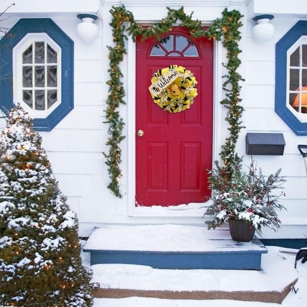 bee wreath flower sunflower garland hanging ornament simulation leaf home decoration door pendants wedding cute decor decorative flowers & w
bee wreath flower sunflower garland hanging ornament simulation leaf home decoration door pendants wedding cute decor decorative flowers & w