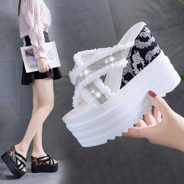 shoes fashion women high heeled slippers woman summer heels slides thick sole shoes rhinestone for black 6i6n
shoes fashion women high heeled slippers woman summer heels slides thick sole shoes rhinestone for black 6i6n
