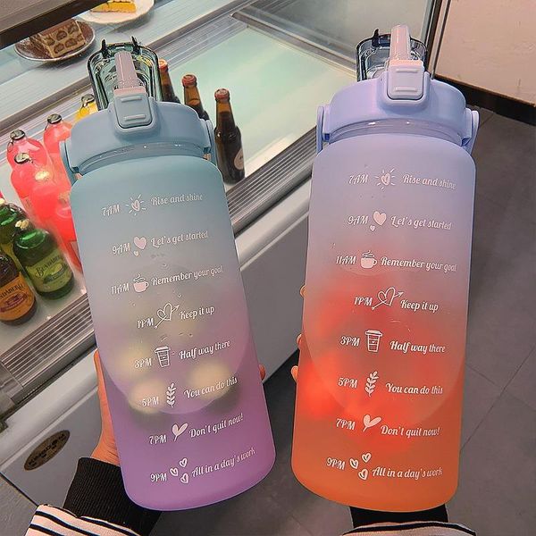 water bottle 2l large capacity sports frosted with bounce cover gradient color space cup scale cycling fitness student
water bottle 2l large capacity sports frosted with bounce cover gradient color space cup scale cycling fitness student