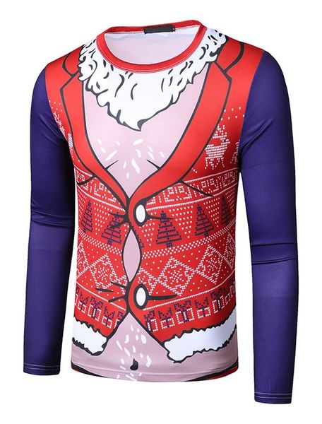 men's christmas 3d printing t-shirt long sleeve fashion white beard old man print pattern party streetwear round neck high quality, White;black
men's christmas 3d printing t-shirt long sleeve fashion white beard old man print pattern party streetwear round neck high quality, White;black