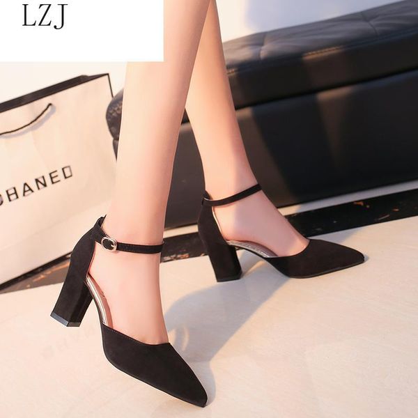 dress shoes 2021 summer women fashion high heel comfortable flock buckle footwear pumps female sandals party wedding, Black
dress shoes 2021 summer women fashion high heel comfortable flock buckle footwear pumps female sandals party wedding, Black