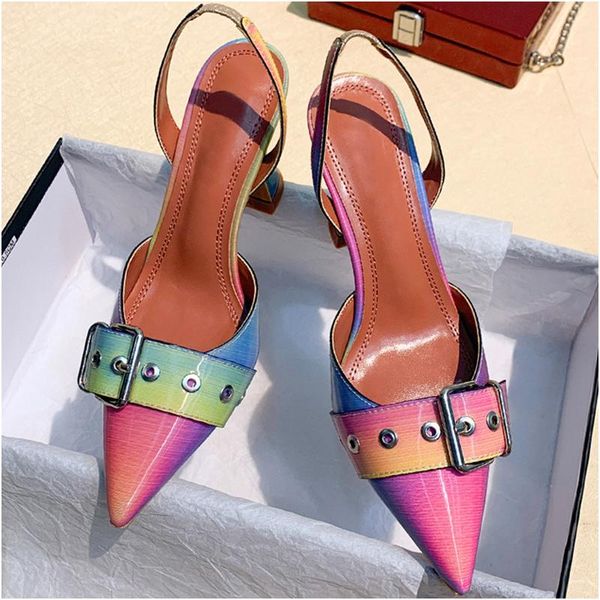 dress shoes katelvadi summer woman rainbow slingbacks party 8.5cm heels women pumps wedding kl-002, Black
dress shoes katelvadi summer woman rainbow slingbacks party 8.5cm heels women pumps wedding kl-002, Black