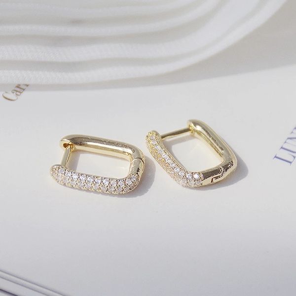 creative simple design lock square charm ear studs 14k real gold exquisite copper inlaid zircon earrings jewelry unusual gifts for women gir, Golden
creative simple design lock square charm ear studs 14k real gold exquisite copper inlaid zircon earrings jewelry unusual gifts for women gir, Golden