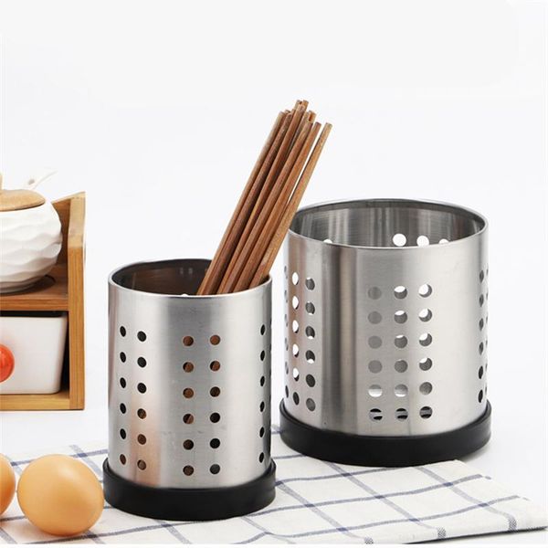 kitchen storage & organization 2-size stainless steel home chopsticks rack multifunction fork spoon cutlery drain holder organizer accessori
kitchen storage & organization 2-size stainless steel home chopsticks rack multifunction fork spoon cutlery drain holder organizer accessori