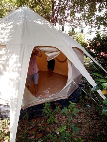 tents and shelters danchel outdoor beige khaki cotton waterproof bell lotus tent
tents and shelters danchel outdoor beige khaki cotton waterproof bell lotus tent