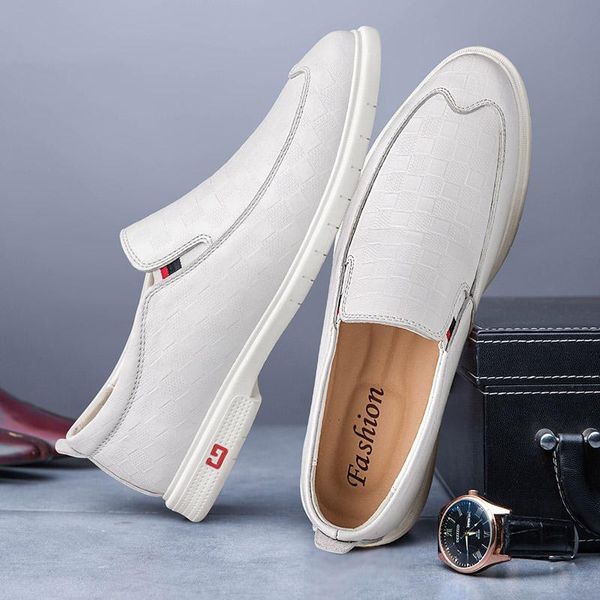 dress shoes high-end leather men's business casual shoes, fashionable embossed driving outdoor comfortable peas, Black
dress shoes high-end leather men's business casual shoes, fashionable embossed driving outdoor comfortable peas, Black