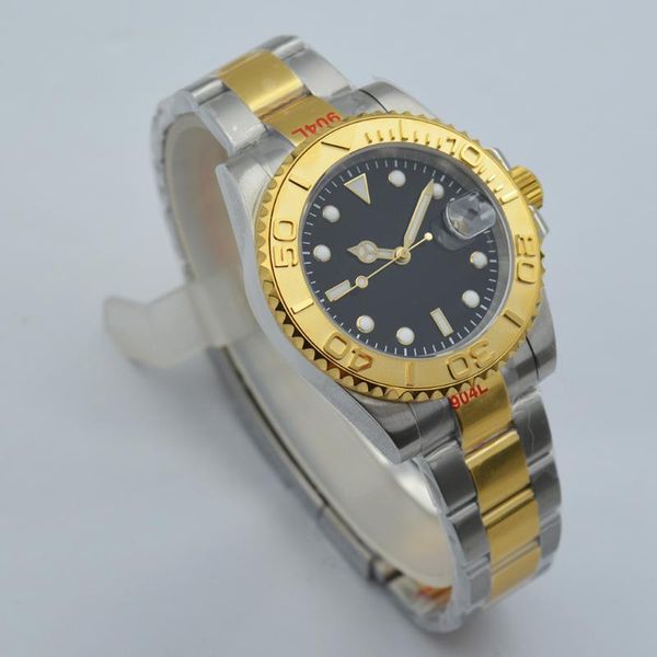 wristwatches 40mm black dial luminous sapphire glass stainless steel nh35 automatic movement men's watch, Slivery;brown
wristwatches 40mm black dial luminous sapphire glass stainless steel nh35 automatic movement men's watch, Slivery;brown