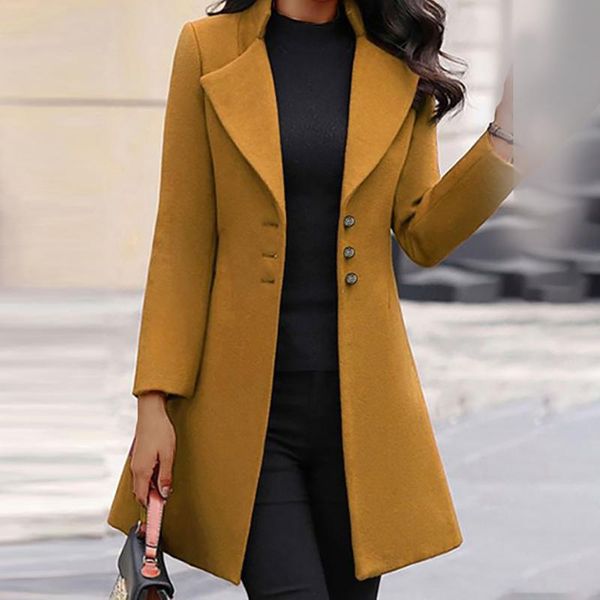 women's wool & blends winter fashion long coat outerwear 2021 ladies trench korean cashmere female loose warm clothes windbreaker jacke, Black
women's wool & blends winter fashion long coat outerwear 2021 ladies trench korean cashmere female loose warm clothes windbreaker jacke, Black