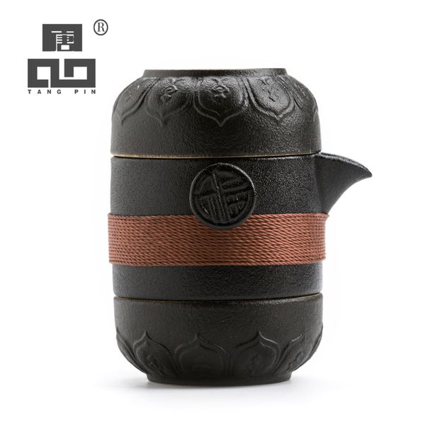 tangpin black crockery ceramic teapots with 2 cups a tea sets portable travel tea set drinkware
tangpin black crockery ceramic teapots with 2 cups a tea sets portable travel tea set drinkware