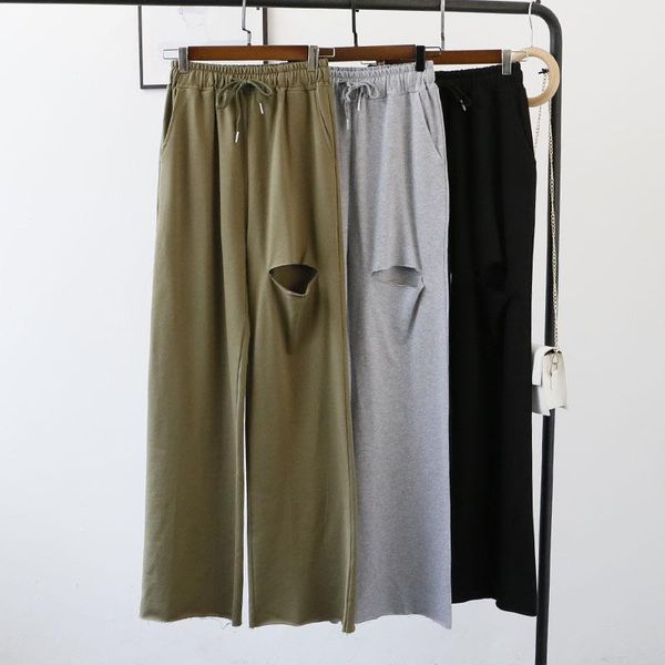 women's pants & capris loose vintage women wide leg high waist elastic hole design basic streetwear casual bottom female harajuku trous, Black;white
women's pants & capris loose vintage women wide leg high waist elastic hole design basic streetwear casual bottom female harajuku trous, Black;white