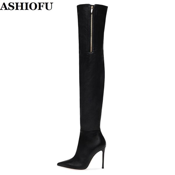 boots ashiofu handmade style ladies high heel skinny faux-suede black thigh winter evening over knee shoes
boots ashiofu handmade style ladies high heel skinny faux-suede black thigh winter evening over knee shoes