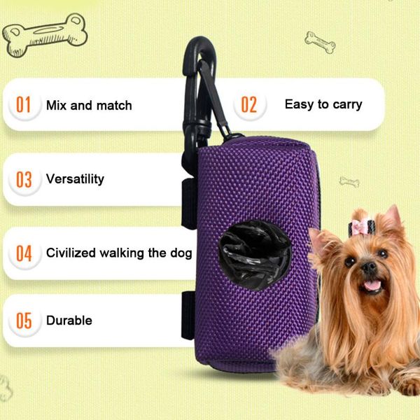 portable pet dog puppy poop pick-up zipper bags garbage bag storage holder hook pouch waste dispenser supplies travel & outdoors
portable pet dog puppy poop pick-up zipper bags garbage bag storage holder hook pouch waste dispenser supplies travel & outdoors