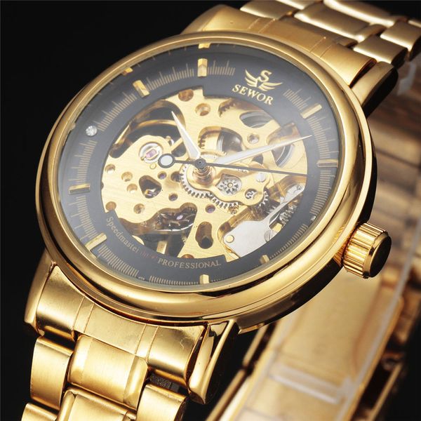 watch sale sewor gold hollow out automatic mechanical sports business leather leisure men's, Slivery;brown
watch sale sewor gold hollow out automatic mechanical sports business leather leisure men's, Slivery;brown