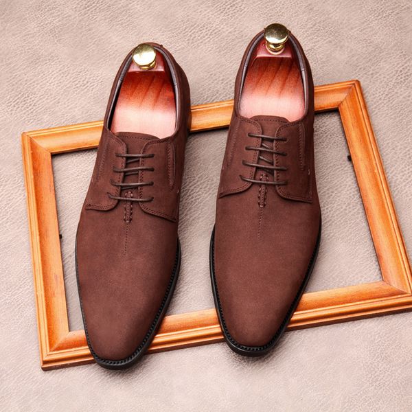 fashion suede men oxford shoes brogues genuine leather italian design dress lace up business wedding black formal party shoe men
fashion suede men oxford shoes brogues genuine leather italian design dress lace up business wedding black formal party shoe men