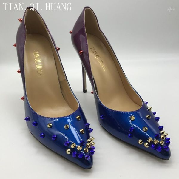 style high heel rivet styles women pumps genuine leather fashion party casual wedding shoes tian.qi.huang dress1, Black
style high heel rivet styles women pumps genuine leather fashion party casual wedding shoes tian.qi.huang dress1, Black