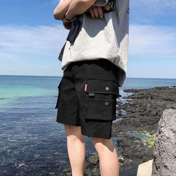 sportswear trend trendy brand mid pants thin men's shorts summer loose casual versatile tooling, White;black
sportswear trend trendy brand mid pants thin men's shorts summer loose casual versatile tooling, White;black