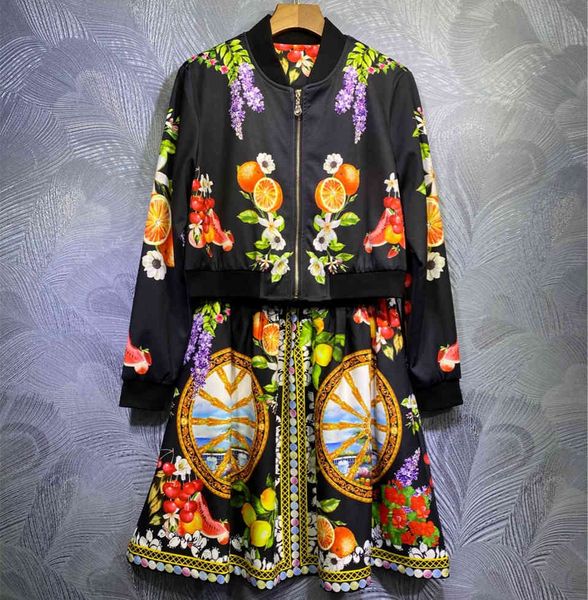 two piece dress casual female designer skirt suit 2021 autumn runways retro printing jackets + line skirts to 2 set c466, White
two piece dress casual female designer skirt suit 2021 autumn runways retro printing jackets + line skirts to 2 set c466, White