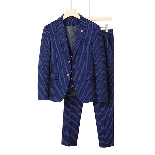 men's suits & blazers s-5xl (jacket + vest pants) fashion boutique striped slim business casual wear 3pcs set groom wedding dress dove, White;black
men's suits & blazers s-5xl (jacket + vest pants) fashion boutique striped slim business casual wear 3pcs set groom wedding dress dove, White;black