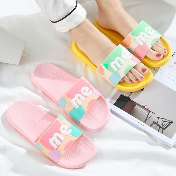summer slippers cute slides women men non-slip thick soft sole flip flops bathroom home couple female beach pool shoes sandals, Black
summer slippers cute slides women men non-slip thick soft sole flip flops bathroom home couple female beach pool shoes sandals, Black