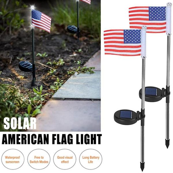 2pcs solar american flag light garden lawn decor 2 led lamp decorative lights independence day limited edition lamps
2pcs solar american flag light garden lawn decor 2 led lamp decorative lights independence day limited edition lamps