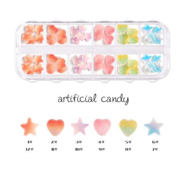 nail art decorations 36pcs candy charms 3d jelly heart kawaii flat acrylic resin for nails decoration y, Silver;gold
nail art decorations 36pcs candy charms 3d jelly heart kawaii flat acrylic resin for nails decoration y, Silver;gold