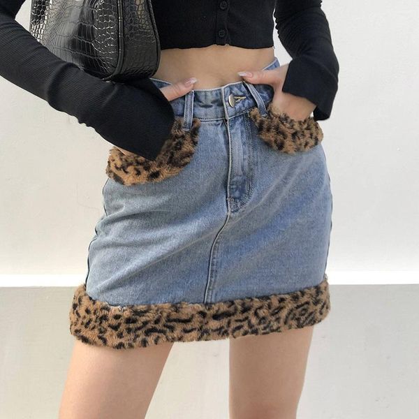 skirts leopard patchwork high waist jean women's casual fashion pockets skirt streetwear ladies a-line korean, Black
skirts leopard patchwork high waist jean women's casual fashion pockets skirt streetwear ladies a-line korean, Black