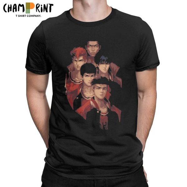 men's t-shirts men slam retro vintage t shirt japanese anime manga pure cotton clothes short sleeve tees gift idea, White;black
men's t-shirts men slam retro vintage t shirt japanese anime manga pure cotton clothes short sleeve tees gift idea, White;black
