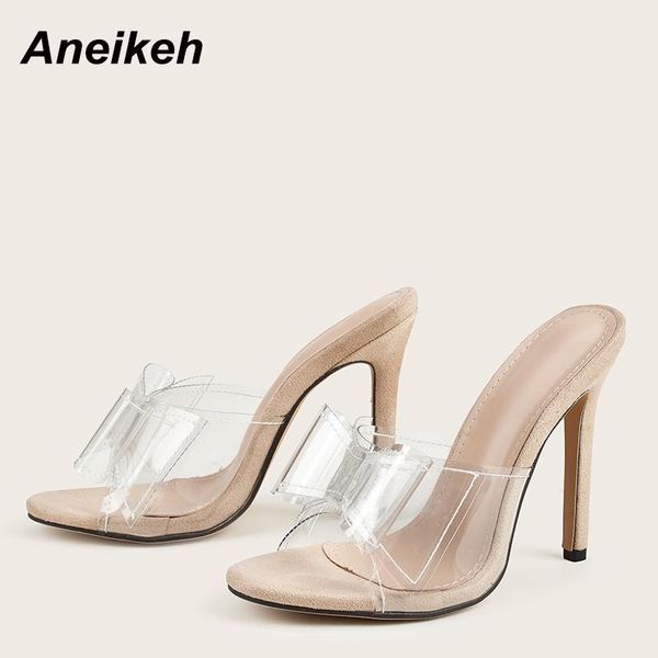 aneikeh butterfly-knot 2021 slippers women summer fashion heels slides ladies party solid pvc round toe apricot size 35-42, Black
aneikeh butterfly-knot 2021 slippers women summer fashion heels slides ladies party solid pvc round toe apricot size 35-42, Black