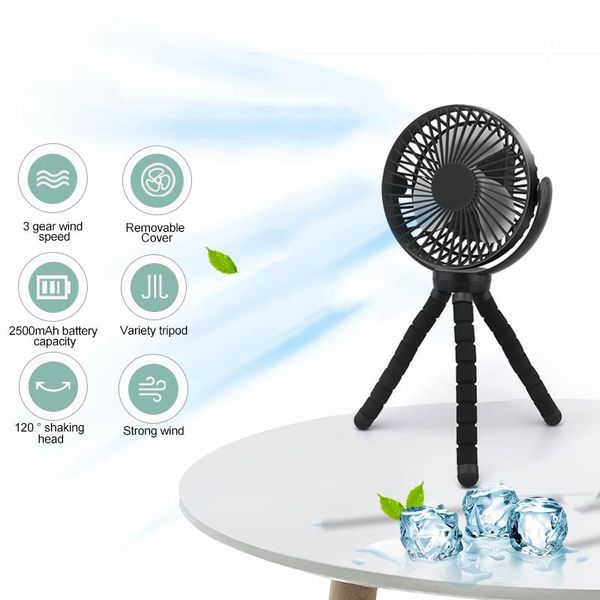 electric fans 2021 2500mah tripod mini fan head shaking portable ocs shape for baby stroller battery usb handheld
electric fans 2021 2500mah tripod mini fan head shaking portable ocs shape for baby stroller battery usb handheld