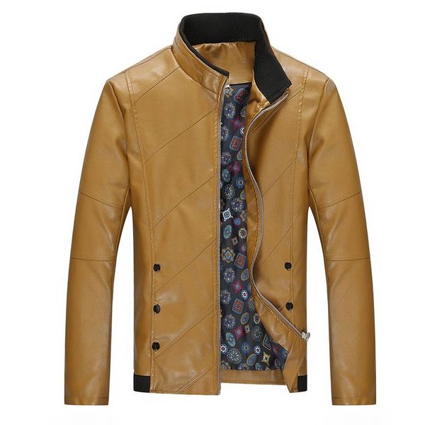 men's fur & faux pu stand collar leather jacket autumn imitation slim men fashion casual motorcycle, Black
men's fur & faux pu stand collar leather jacket autumn imitation slim men fashion casual motorcycle, Black