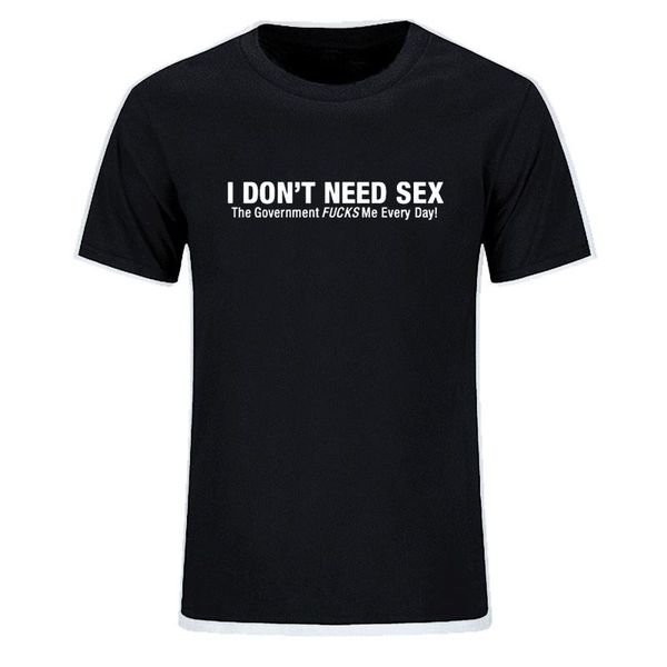 men's t-shirts i don't need government fucks me every day letter funny printed men t shirts o neck short sleeve casual tee eu size, White;black
men's t-shirts i don't need government fucks me every day letter funny printed men t shirts o neck short sleeve casual tee eu size, White;black