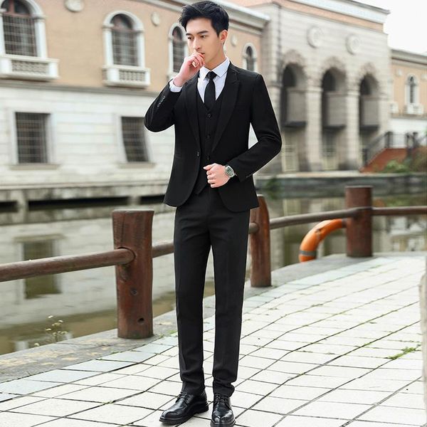 men's suits & blazers black notch lapel 3 buttons tuxedos formal custome homme wedding for men blazer slim fit jacket+pant+bowtie+vest, White;black
men's suits & blazers black notch lapel 3 buttons tuxedos formal custome homme wedding for men blazer slim fit jacket+pant+bowtie+vest, White;black