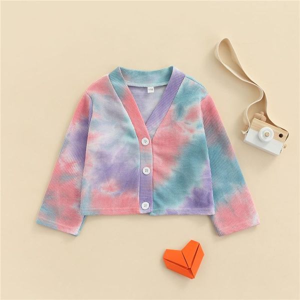 jackets children girls casual long sleeve cotton cardigan, spring fall fashion tie-dye printed waffle v-neck button down coat, 3-8 years, Blue;gray
jackets children girls casual long sleeve cotton cardigan, spring fall fashion tie-dye printed waffle v-neck button down coat, 3-8 years, Blue;gray