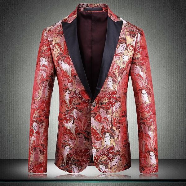men's suits & blazers red men blazer luxury masculino costume singer man plus size 5xl and suit jackets, White;black
men's suits & blazers red men blazer luxury masculino costume singer man plus size 5xl and suit jackets, White;black