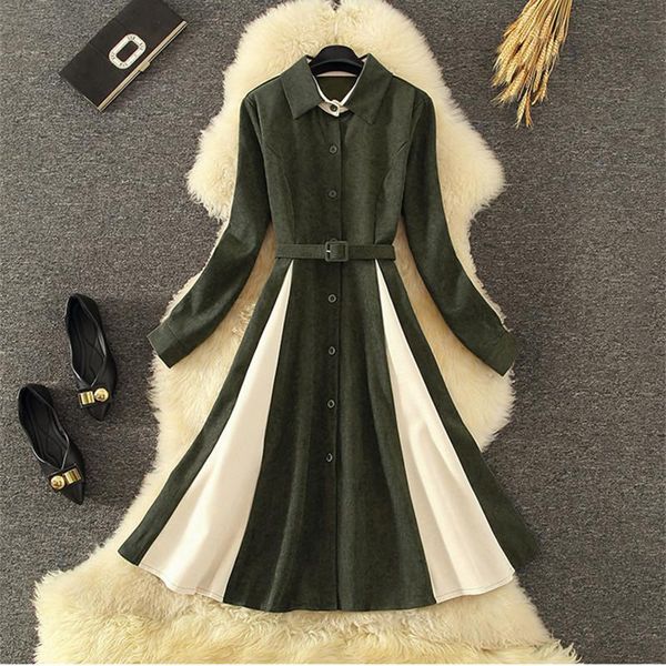 casual dresses fashion autumn winter formal dress women solid long sleeve green black slim shirt business office work 2021 spring, Black;gray
casual dresses fashion autumn winter formal dress women solid long sleeve green black slim shirt business office work 2021 spring, Black;gray