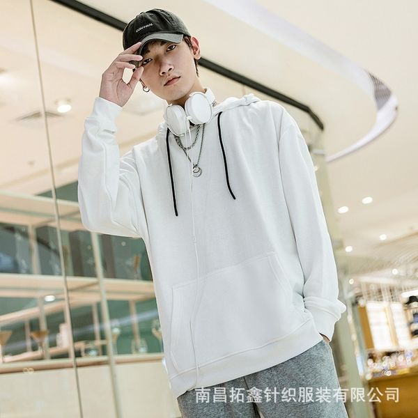 autumn and winter solid color hooded sweater mens womens st collar leisure side seam insert bag can be designed with embossing, Black
autumn and winter solid color hooded sweater mens womens st collar leisure side seam insert bag can be designed with embossing, Black