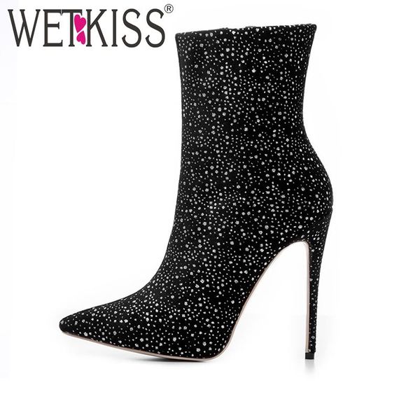 boots 2021 arrival polka dot autumn stiletto ankle women's high heel shoes side zip mature pointer toe female, Black
boots 2021 arrival polka dot autumn stiletto ankle women's high heel shoes side zip mature pointer toe female, Black