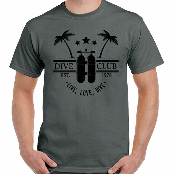 live love dive diving funny man t-shirt diver diving equipment, White;black 
live love dive diving funny man t-shirt diver diving equipment, White;black